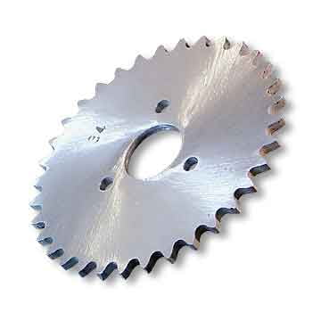 35 Tooth Sprocket, Aluminum, #35 Chain, P5256 - 1" Bore, 1.687" Bolt Circle