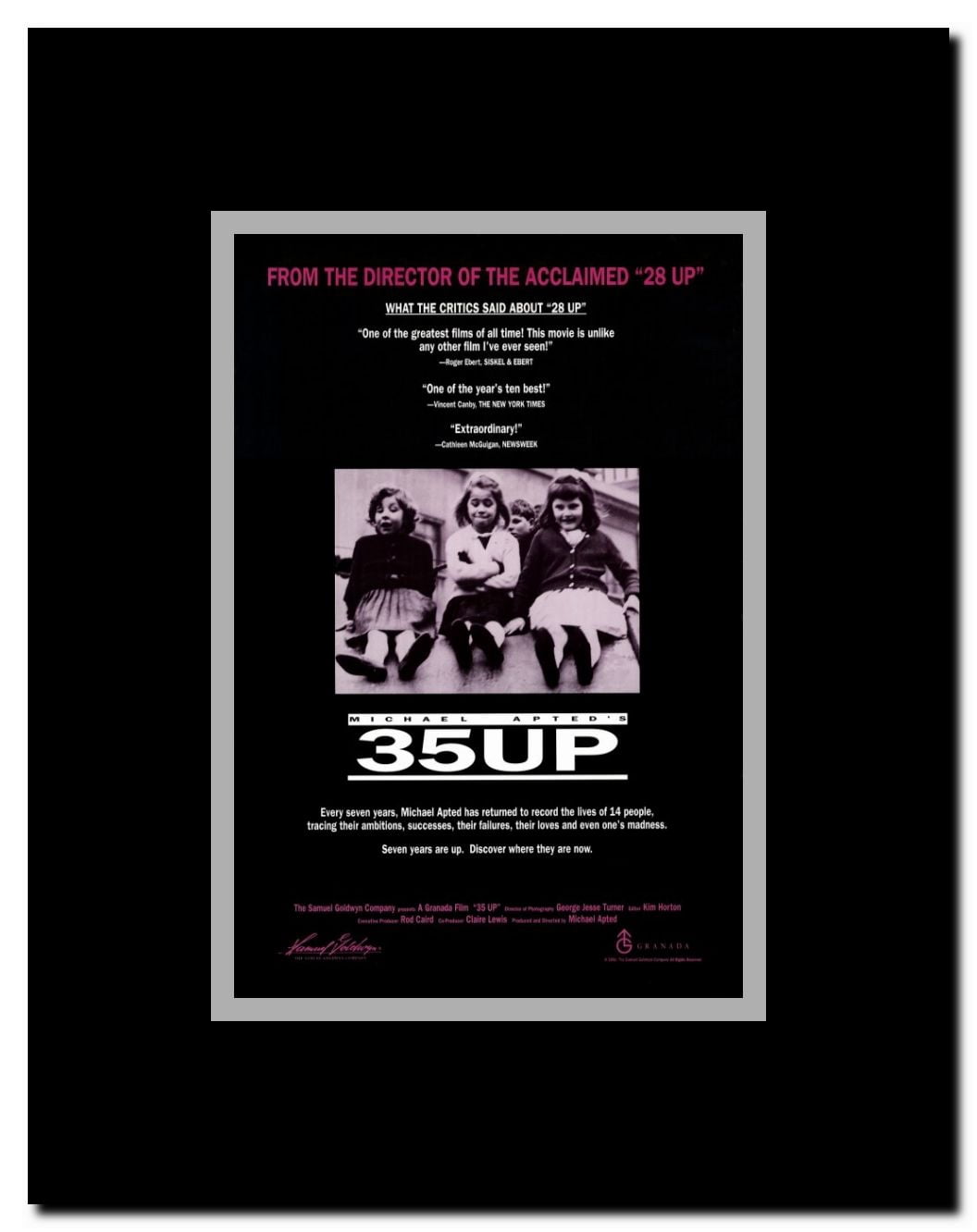 35 Up Framed Movie Poster