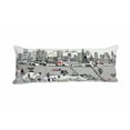 thumbnail image 1 of 35" White Austin Daylight Skyline Lumbar Decorative Pillow, 1 of 6