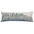 thumbnail image 1 of 35" White San Francisco Daylight Skyline Lumbar Decorative Pillow, 1 of 5