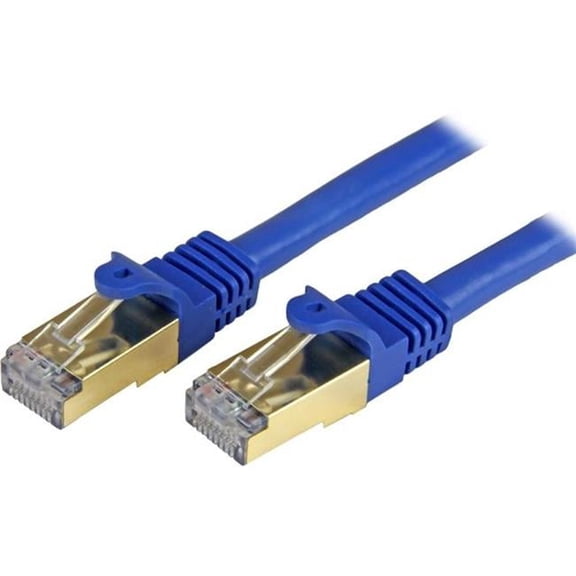 35 ft. Cat 6a Patch Cable Shielded STP, Blue