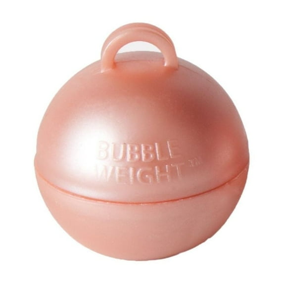 35-gram Bubble Weight - Metallic Rose Gold Balloon Weights - 10 pcs