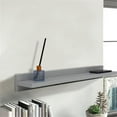thumbnail image 1 of 35 in. 15W Solid Rubber Wood Wireless Charging Shelf with 78 in. 3A Cable, Light Gray, 1 of 1