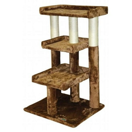 35 in. Cat Tree Furniture, Brown
