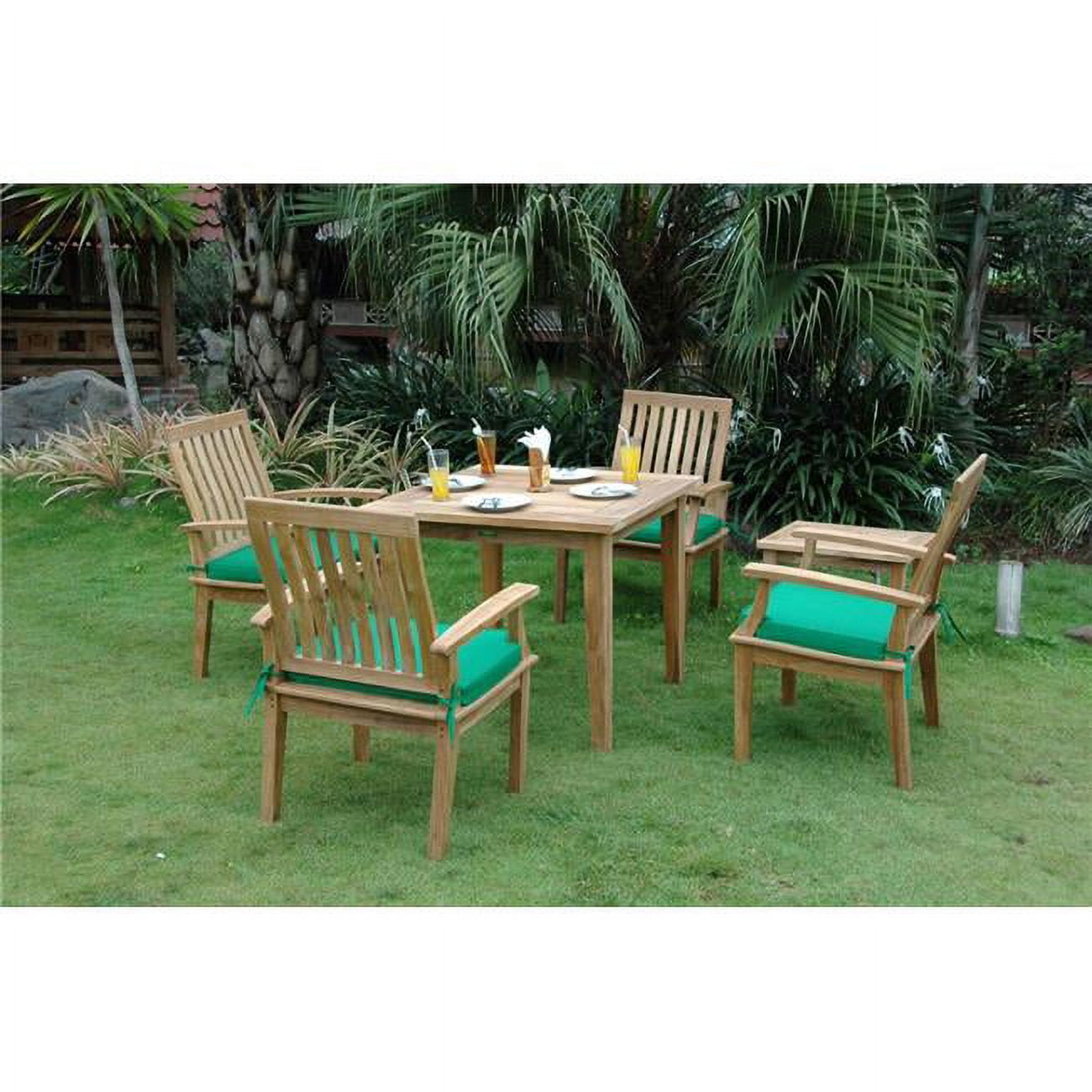 35 in. Square Table with Small Slats - Walmart.com