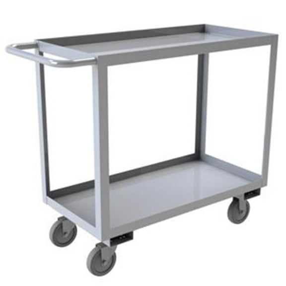 35 in. Stainless 2 Shelves Stock Carts - 1200 lbs