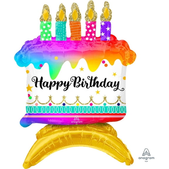 Anagram Happy Birthday Air-Filled Decoration 1 Each