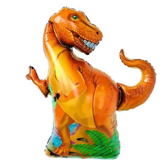 35 inch T-Rex Dinosaur Foil Mylar Balloon - Party Supplies Decorations