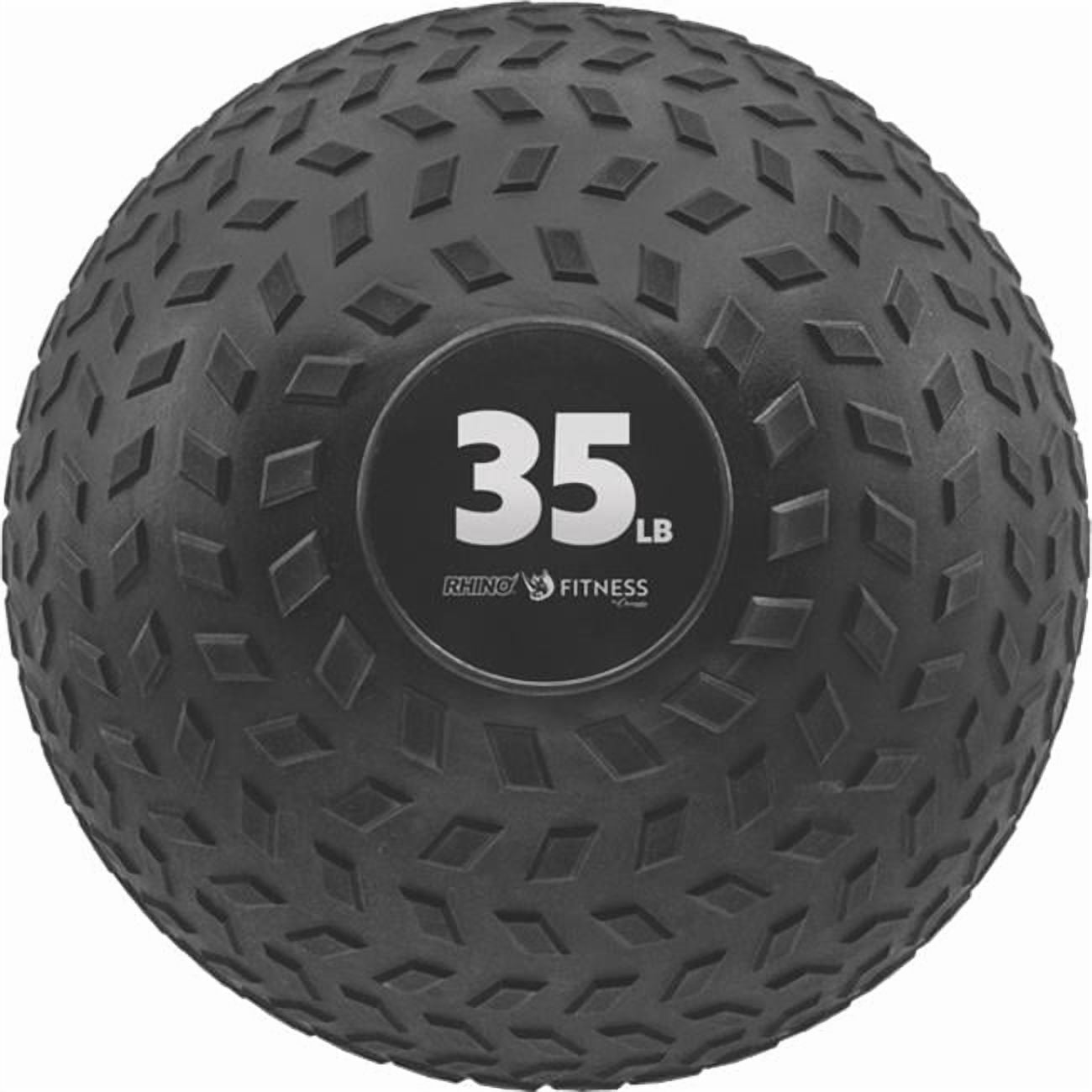 35 lbs Rhino Fitness Slam Ball, Black