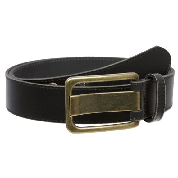 Men's 1 3/8" Vintage Garrison Belt with Brass Buckle & Slot Holes