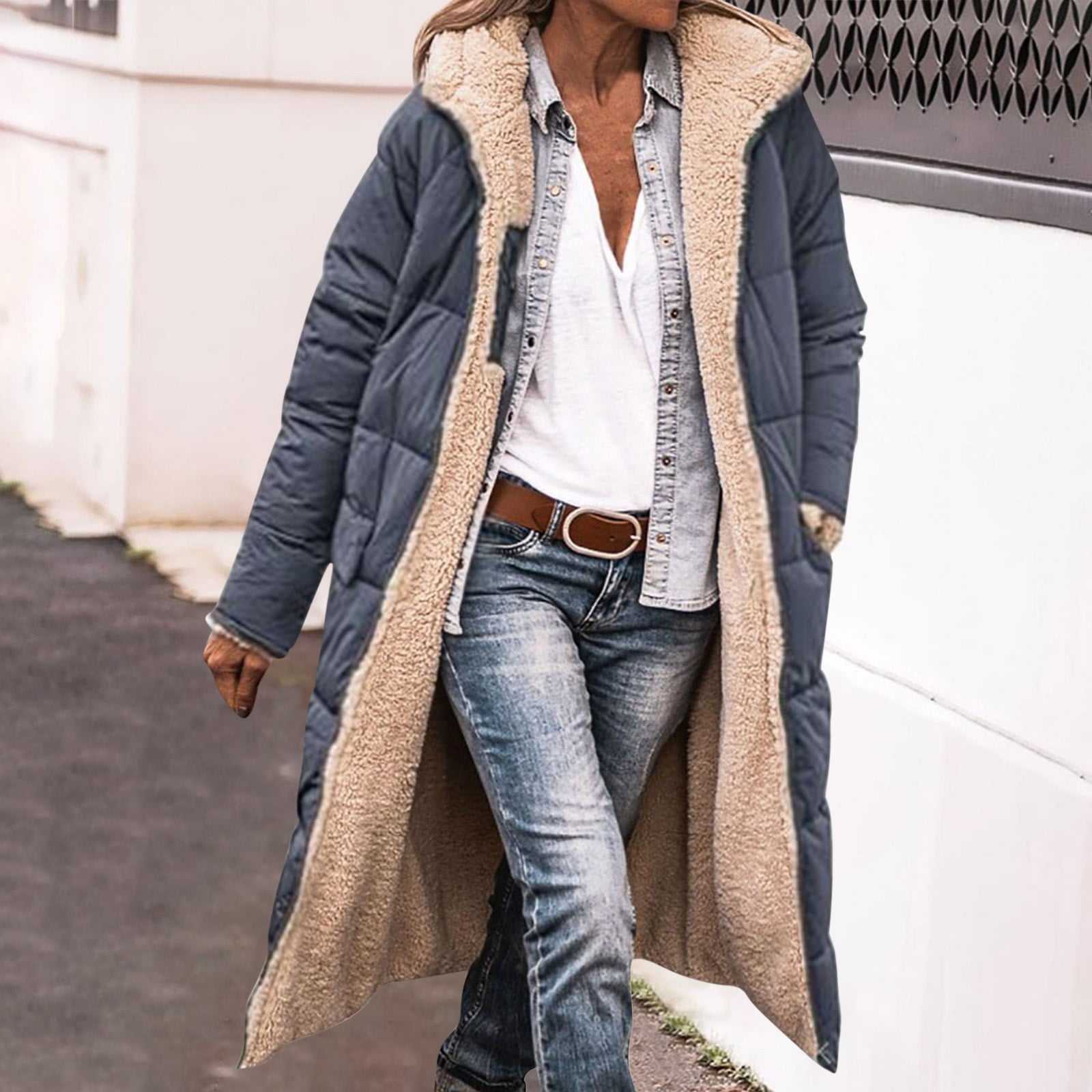 Up to 35% off!Ndbuld Women's Winter Jacket Coat Fleece Lined Long ...