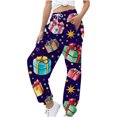 thumbnail image 1 of Up to 35% off!Sweatpants Women Athletic Casual Pants Christmas Fashion Casual Full Length Sweatpants Joggers - Festive and Comfortable Sweatpants - Classic Winter Design, 1 of 1