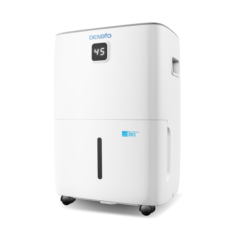 35 pt. 2500 sq. ft. Bucket Dehumidifier in. White with Drain Hose, ENERGY STAR
