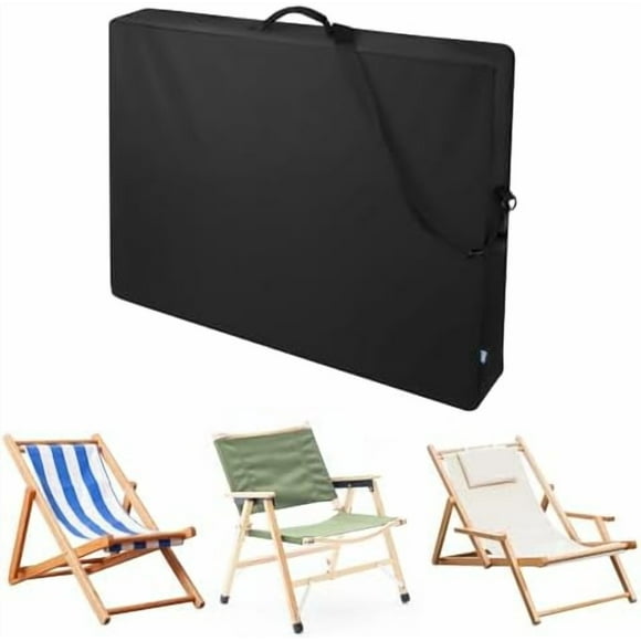 35 x 26.5 inch Rocking Chair Carry Bag Storage Bag Compatible for GCI, Outdoor Folding Chair Carrying Bag, Freestyle Rocker Chair Replacement Bag Compatible with GCI, Coleman, Kijaro