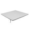 thumbnail image 1 of 35"x 35" Square Fitted Table Cover Washable Polyester Stretchable Table Tablecloth for Outdoor Banquet Dinner Party Holiday Gray, 1 of 8