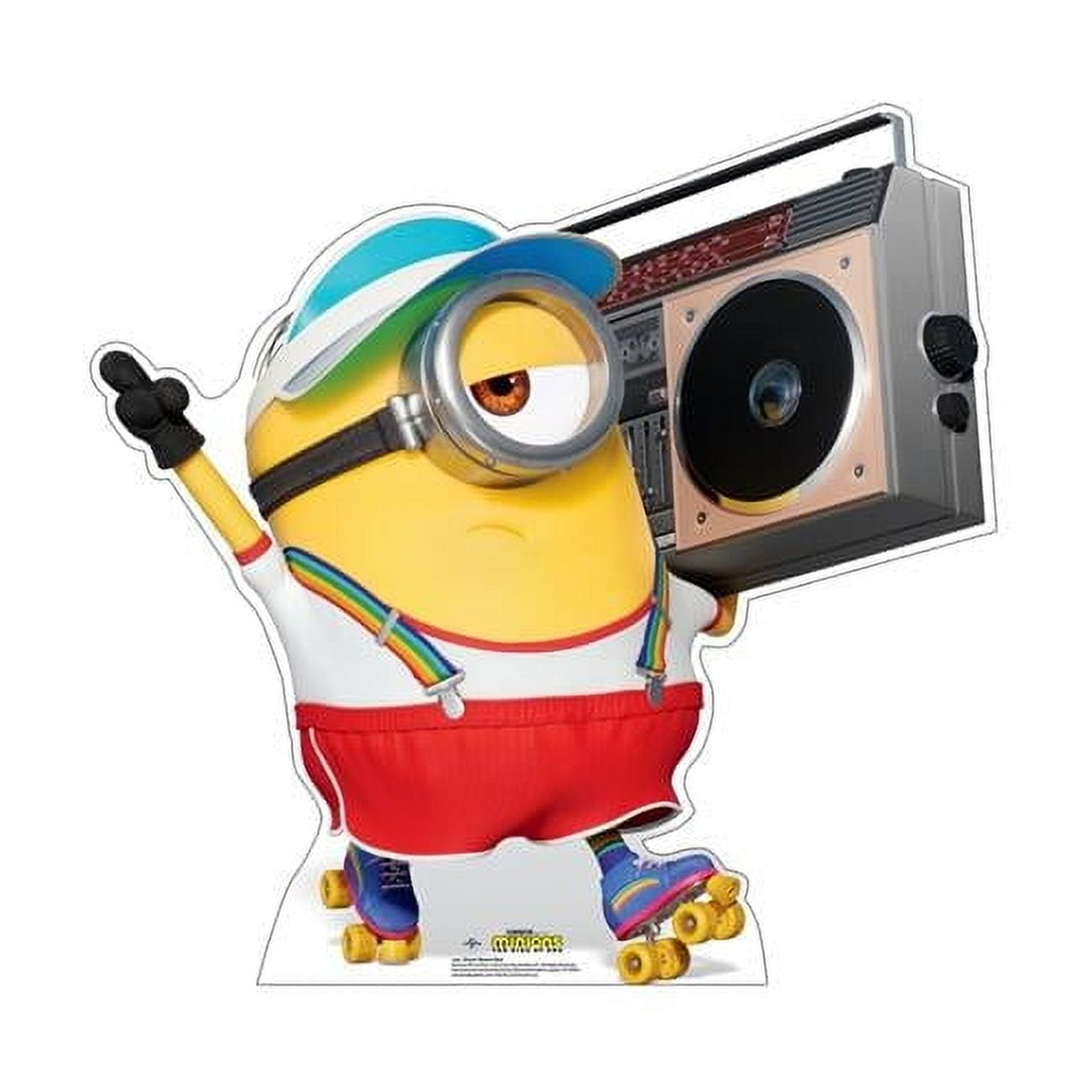 35 x 36 in. Stuart Boom Box Cardboard Cutout, Minions - Rise of Gru