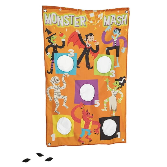 35" x 55" Halloween Monster Mash Bean Bag Toss Game Set - 5 Piece