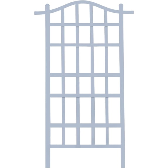 35 x 75 Inch Indoor Outdoor Garden Trellis Plant Support for Vines and Climbing Plants, Flowers, and Vegetables, White