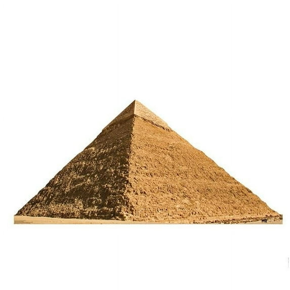 35 x 76 in. Egyptian Pyramid of Chephren Cardboard Standup