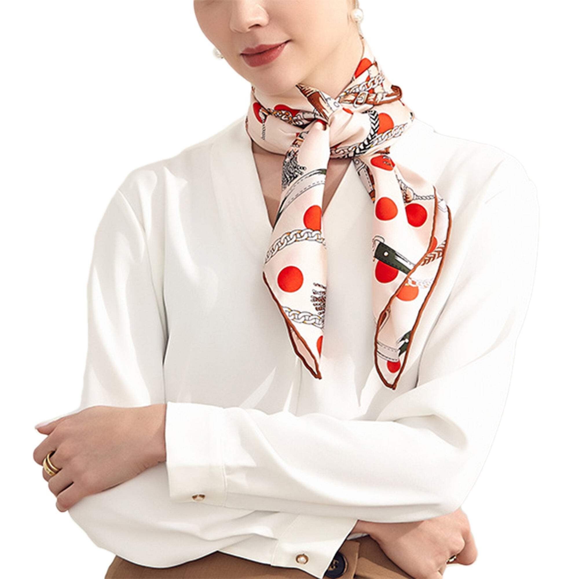 Silk scarf 16 * 160 Supporter Scarf - A P P L E T R E E S
