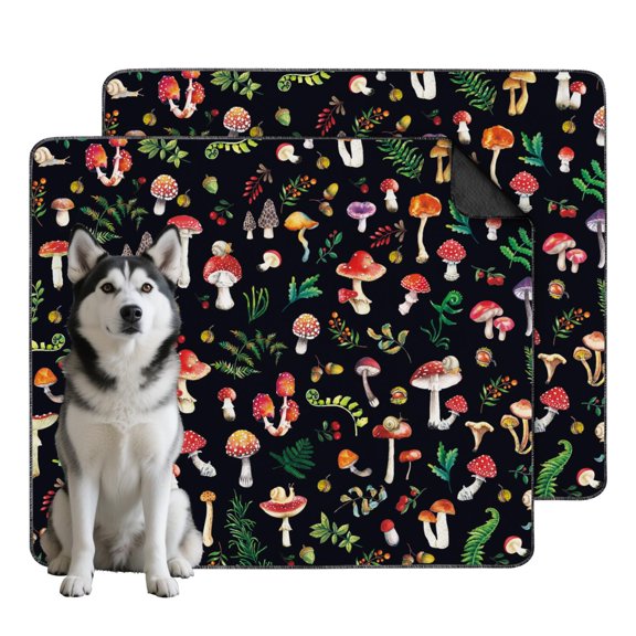 35"x41" Non-Slip Training Pads for Dogs - Washable Reusable Pee Pads with Plant Patterns for Home and Crate (Plant patterns)