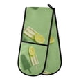 thumbnail image 1 of 35" x7" Double Oven Mitt Heat Resistant Oven Gloves Withstands Up to 200°C for Kitchen Baking & BBQ Lemon and Lime Popsicle, 1 of 6