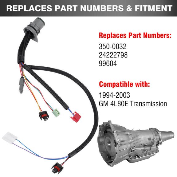 350-0032 99604 Transmission Internal Wire Harness 4L80E For Yukon NPR Truck