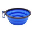 thumbnail image 1 of 350/1000ml Dog Pet Foldable Silicone Bowl Outdoor Travel Collapsible Portable Cat Food Water Container Feeder Dishes, 1 of 7