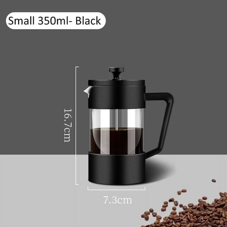 350/600/1000ML French Press Coffee Maker Pot Thickened Borosilicate Glass French Press Coffee Maker Multifunction Hand Punch Pot