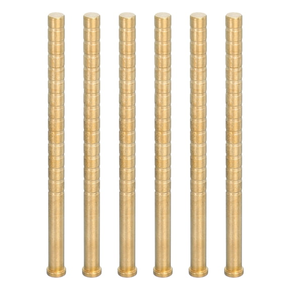 350 Grain Archery Arrow Brass Insert Insert Screw Copper Brass Arrow for .244/ 6.2mm Carbon Arrows, 6 Pack
