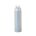 thumbnail image 1 of 350 Ml Plastic Squirt Condiment Bottle 3-Hole Nozzle for Ketchup Mayo Bbq Sauce, Squeeze Dispenser for Salad Dressing Hot Syrup, Reusable Clear Cater Bottle for Home Bar, 1*Sauce Squeeze Bottle, 1 of 6