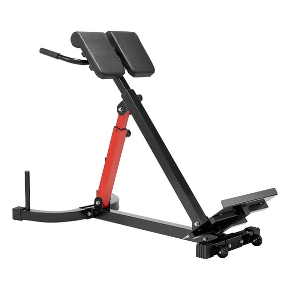 Roman Chair Hyperextension Bench Adjustable 350 lbs Capacity Multi Function Back Extension Glute Hamstring Ab Workout Equipment Carbon Steel Fitness Machine for Home Gym Strength Training