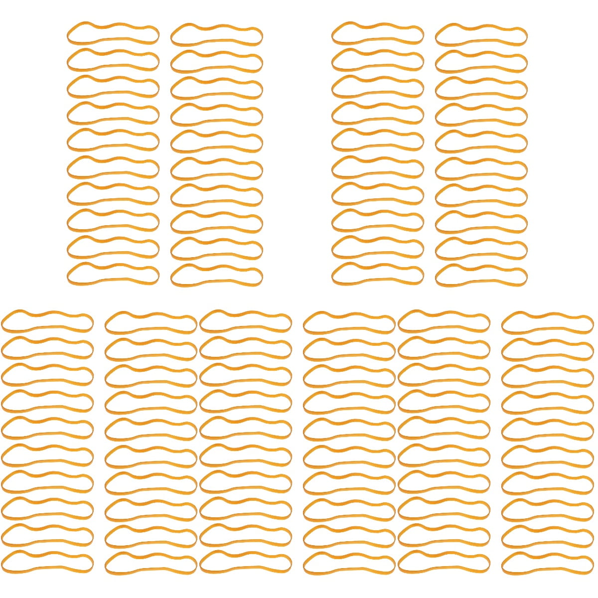 350 pcs Portable Rubber Bands Elastic Rubber Rings Thickened Rubber