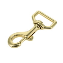 3500 Natural Brass, Swivel Bolt Snap, Solid Brass-LL, 1"