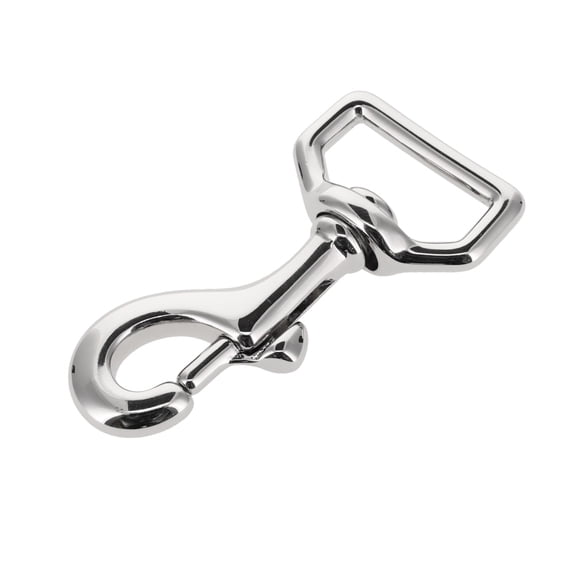 3500 Nickel Plate, Swivel Bolt Snap, Solid Brass-LL, 1"