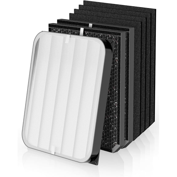 3500 Replacement Filter Compatible with Air Doctor 3500 Serie Air Purifier, fits Model 3000 3500 3500i, 1 Premium Filter + 2 VOCs Filters + 4 Pre-Filters