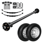3500 lb Light Duty Single Axle TK Trailer Kit - 3.5K Capacity Original Series, 61" Hubface 46" Spring Center / 5x4.5 Bolt Pattern
