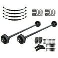 thumbnail image 1 of 3500 lb TK Heavy Duty Tandem Axle Kit with Suspension- 7K Capacity (89" Hubface - 74" Spring Center, 5x4.5 Bolt Pattern), 1 of 6