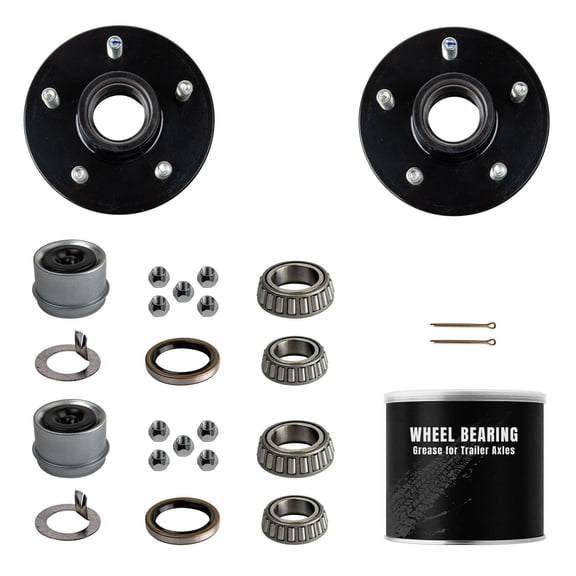 3500 lb Trailer Idler Axle TK Service Kit - 3.5k Capacity, 5x5 Bolt Pattern