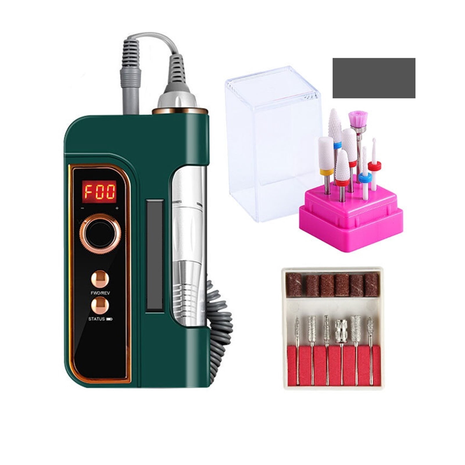 35000 RPM Electric Nail Drill Machine, Portable Pedicure Nail Polisher, Grinding Device Nail Tool ,Low Noise