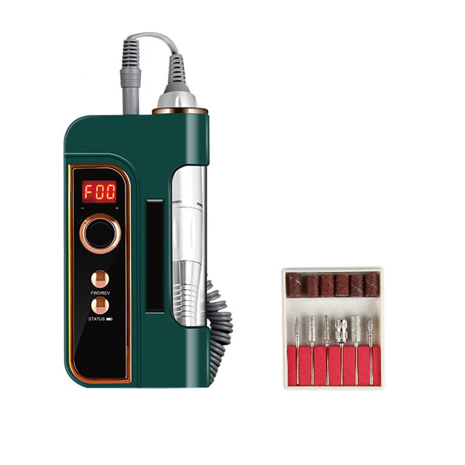 35000 RPM Electric Nail Drill Machine, Portable Pedicure Nail Polisher, Grinding Device Nail Tool ,Low Noise