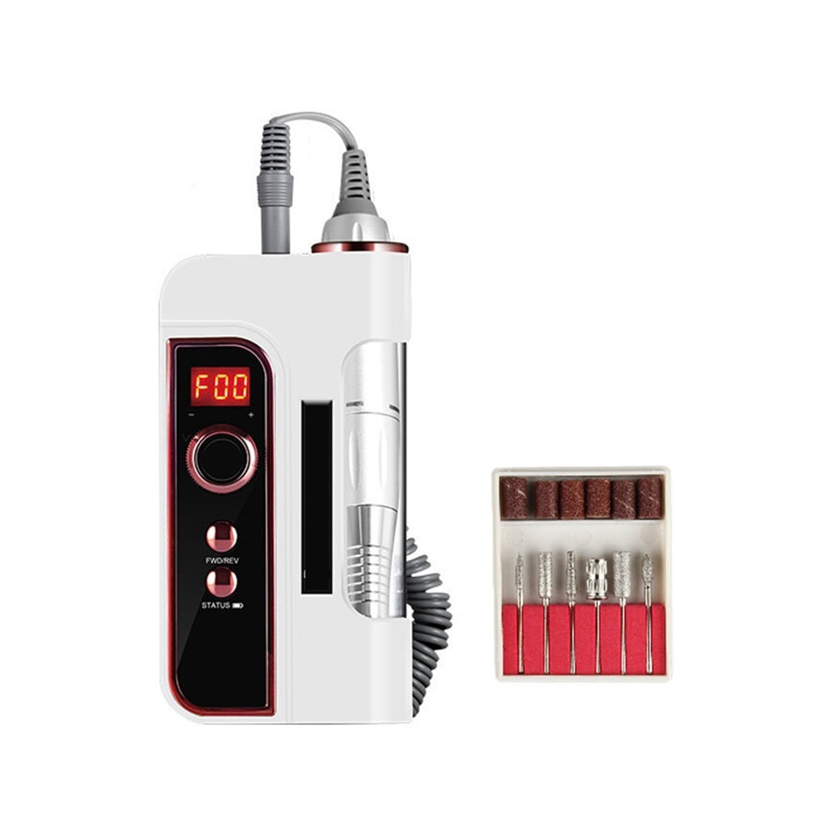 35000 RPM Electric Nail Drill Machine, Portable Pedicure Nail Polisher, Grinding Device Nail Tool ,Low Noise