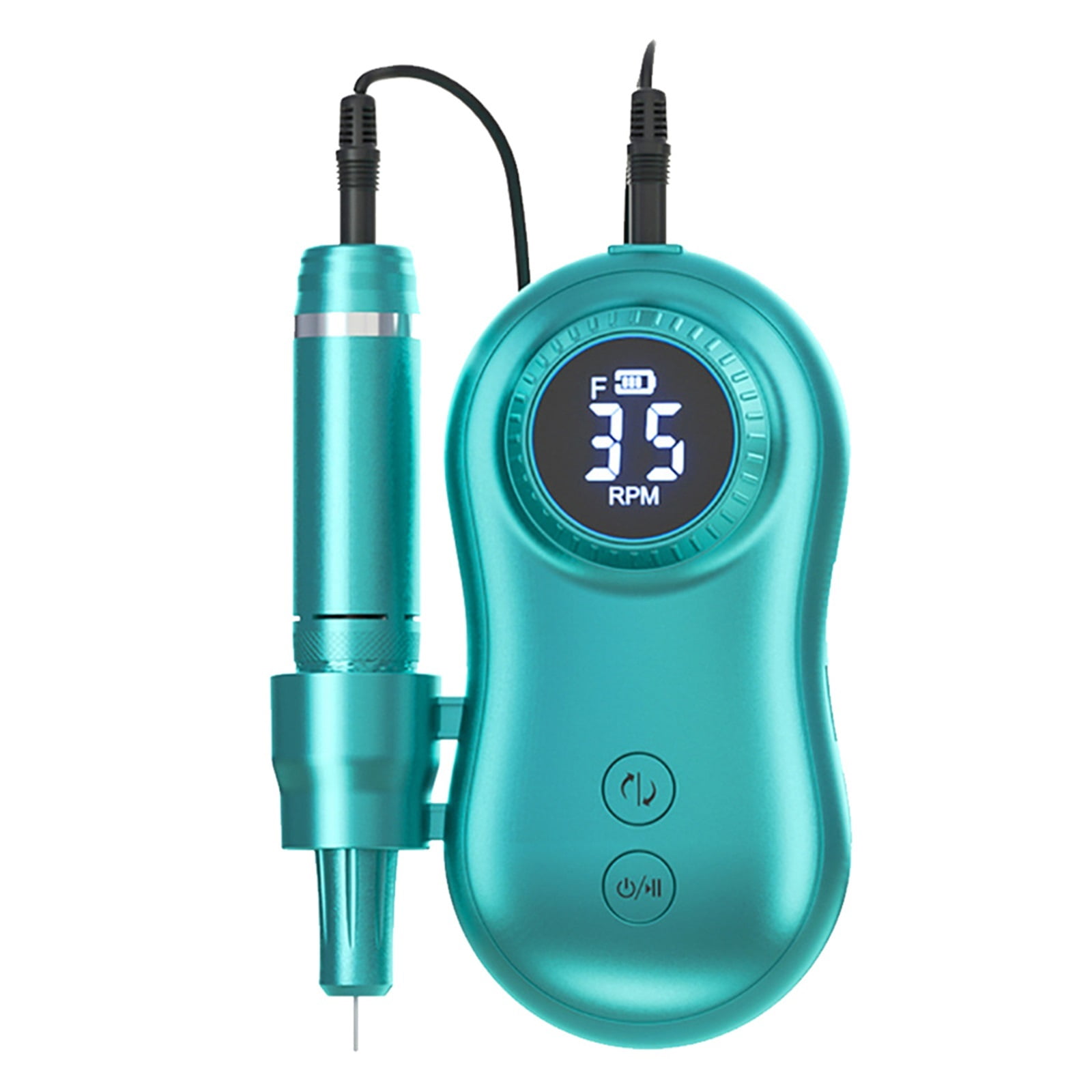 35000 RPM Electric Nail Polish Drill Portable 2 In 1 Electric Nail File With LCD Display USB Charge Professional Tool ,Low Noise