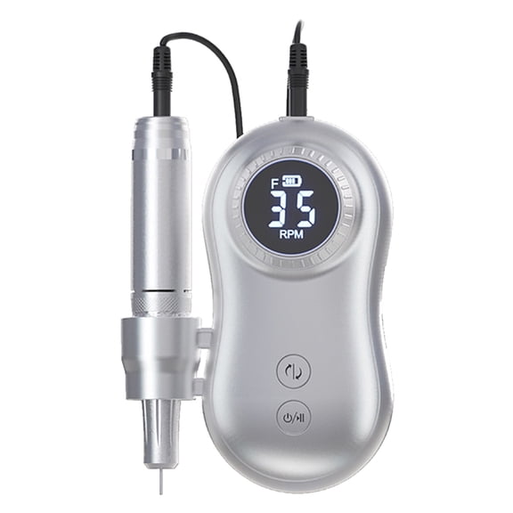 35000 RPM Electric Nail Polish Drill Portable 2 In 1 Electric Nail File With LCD Display USB Charge Professional Tool ,Low Noise