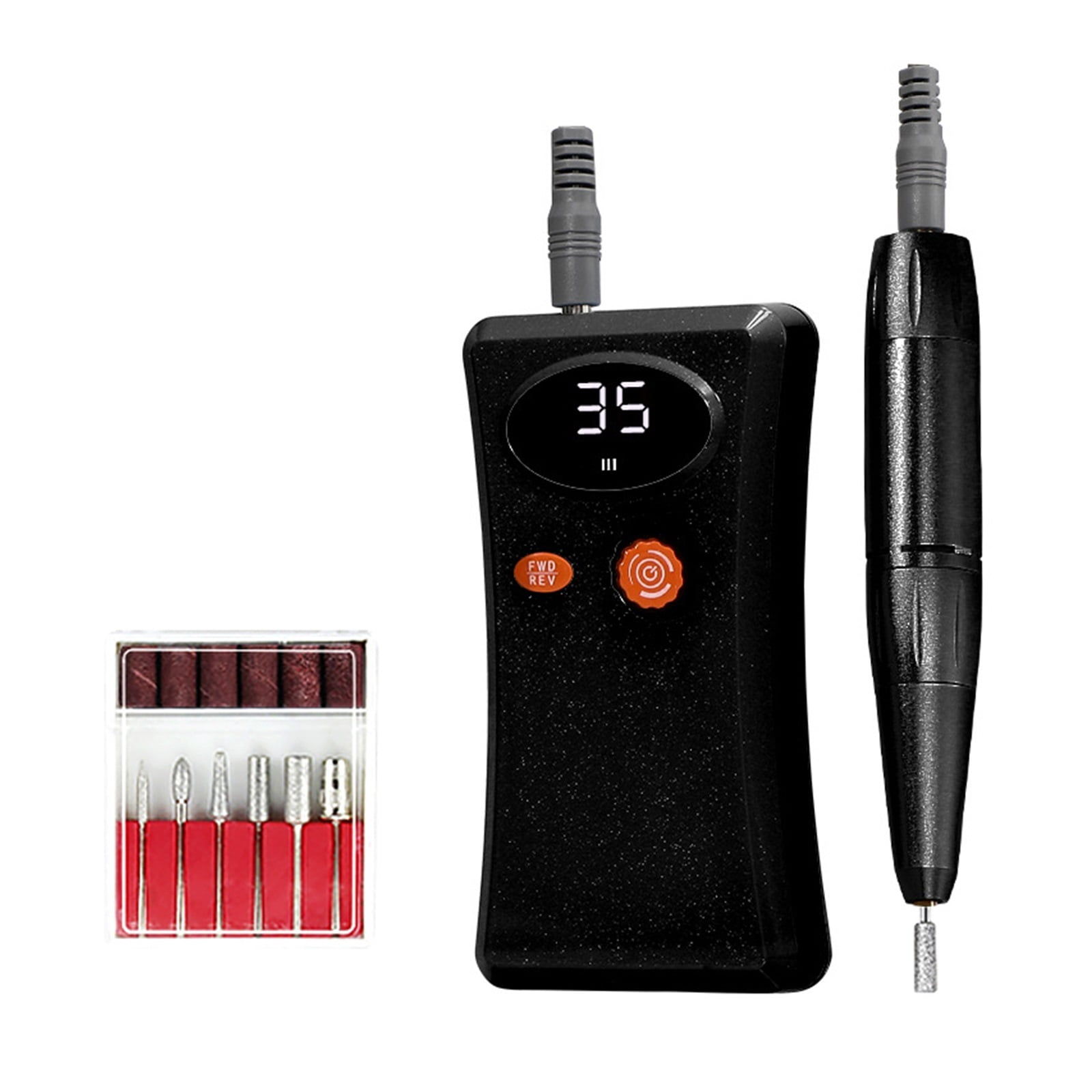 35000 RPM Nail Drill, Manicure Electric Nails Drill Machine With LED, Rechargeable Salon Gel Nail Polish Sander ,Professional Tool ,Low Noise