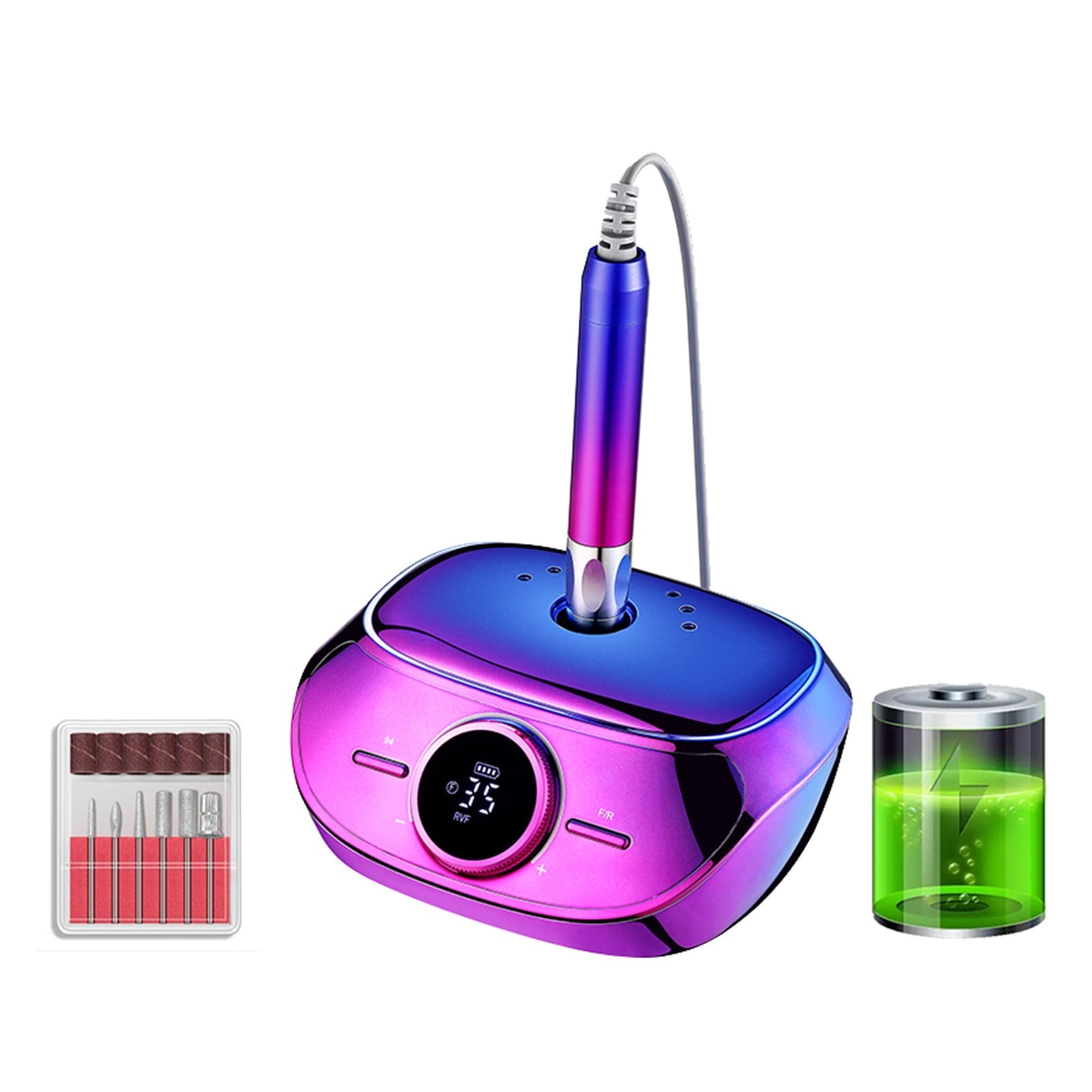 35000 RPM Nail Drill, Portable Electric Nail File For Pedicure Manicure ...