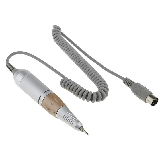 35000 rpm Metal Electric Nail Handpiece Manicure Pedicure Machine Pen Handle Replacement Tool for Acrylic Gel Polishing Grinding
