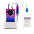thumbnail image 1 of 35000RPM Coreless Motor Portable Nail Drill Machine Manicure Polishing Rechargeable Battery Cordless Powerful With Base, 1 of 10
