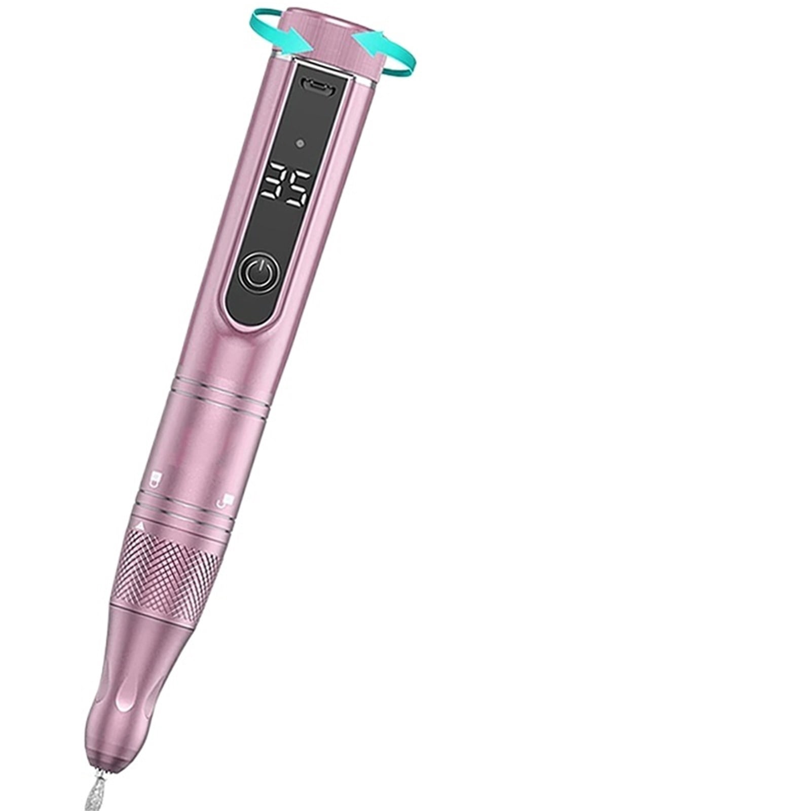 35000RPM Electric Nail Drill Machine Cordless Nail Sander for Nail Polish Rechargeable Portable Nail File for Acrylic Gel