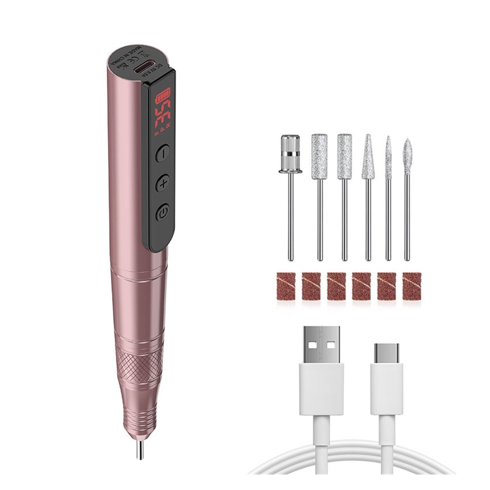 35000RPM Electric Nail Drill Machine For Acrylic Nail Gel Polish, Professional Nail Lathe Nails Accessories And Tools ,Low Noise